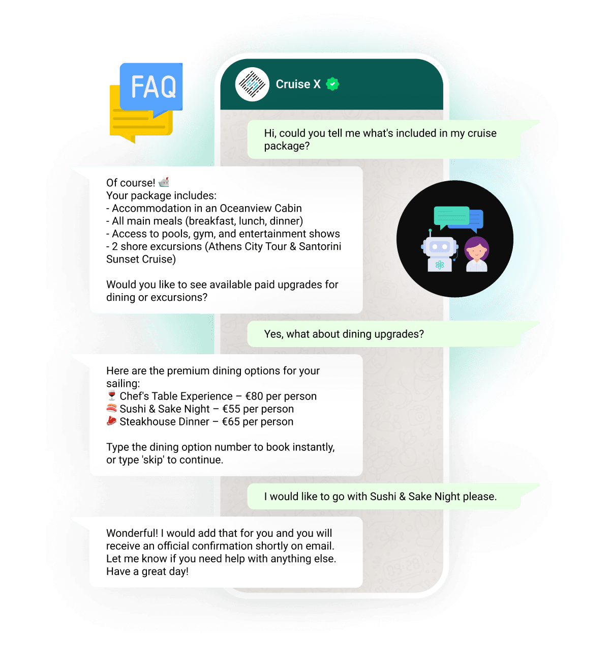 24x7 FAQ Support Image